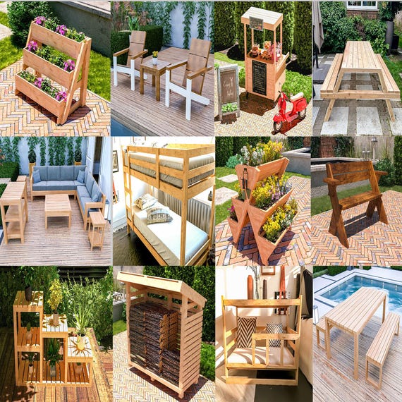 Exemplo de projetos de marcenaria do TedsWoodworking